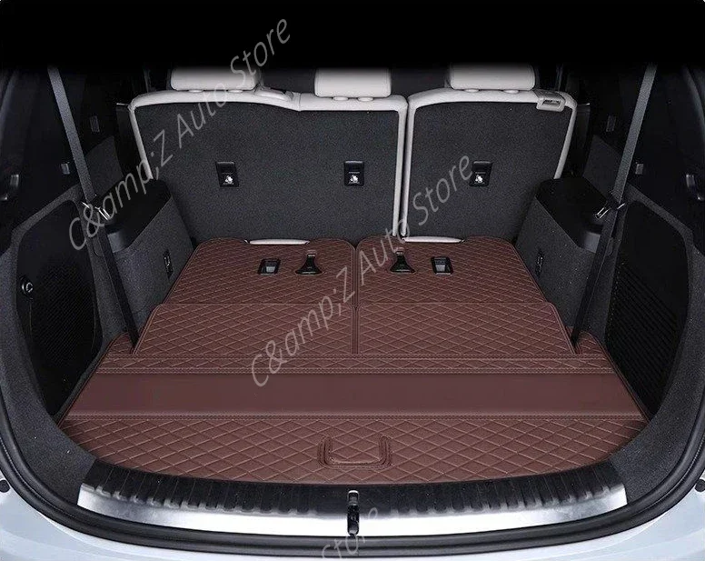 Задние коврики в багажник автомобиля для BYD Tang EV DM-p DM-i MK2 2021-2027, 7-местный антигрязный чехол для хранения, коврик для багажника, автомобильные аксессуары