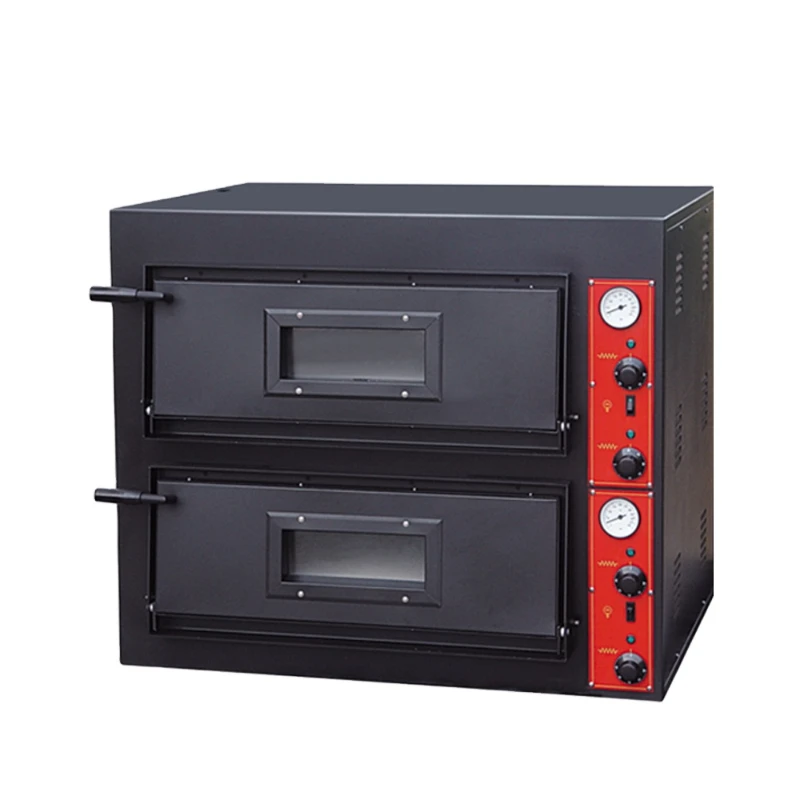 

Commercial catering equipment electric industrial double layer pizza oven
