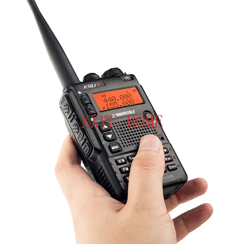 Горячая распродажа 10 Вт Walkie-Talkies 136-174/240-260/400 МГц трехдиапазонная двухсторонняя