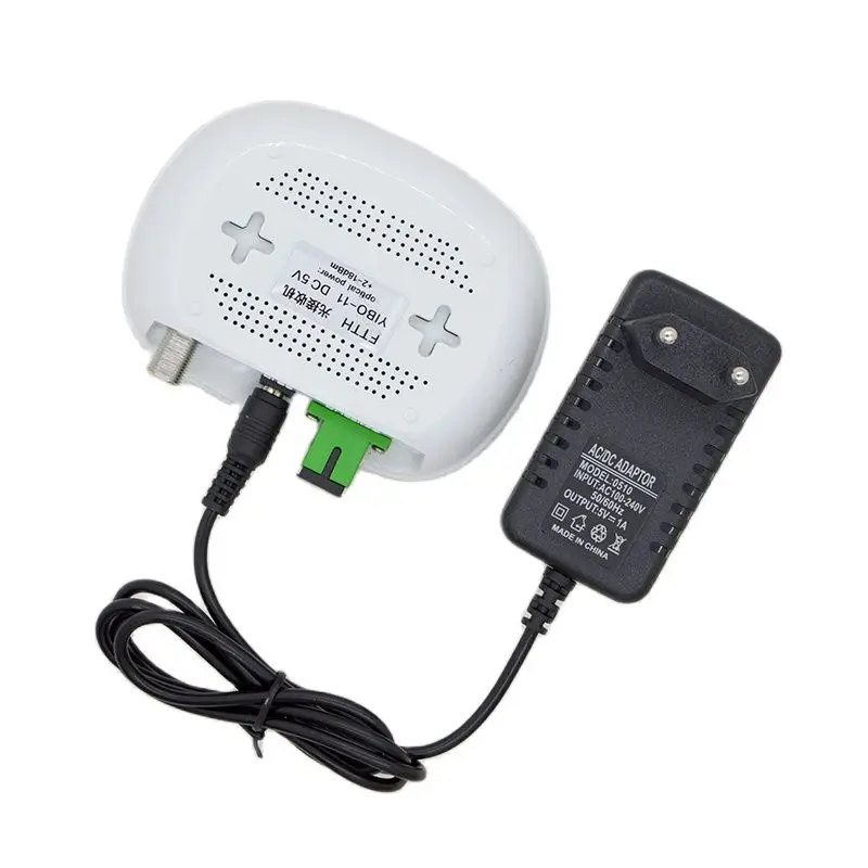 FTTH CATV Optical Receiver 1550nm SC/APC Adapter Converter With AGC Inch F Head Output Ultra-low Power Reception Wholesale