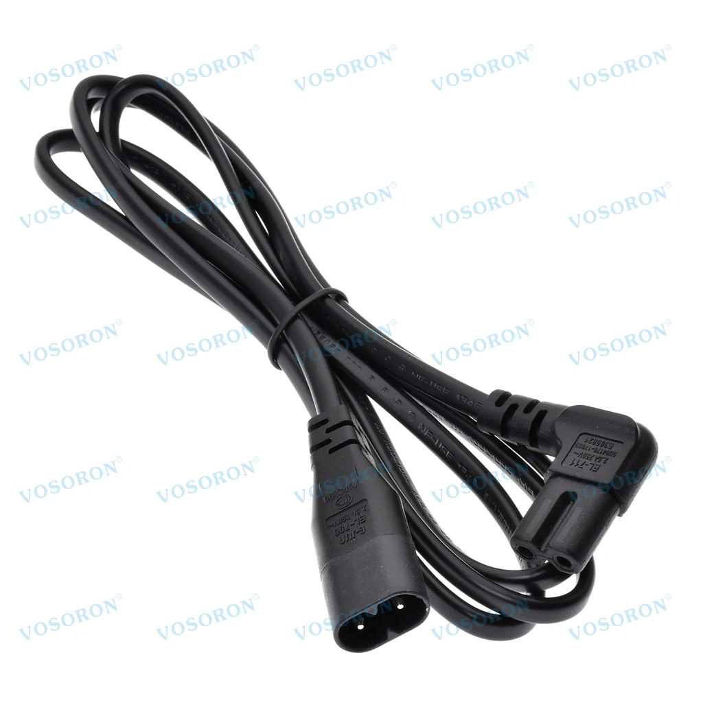 IEC 60320 C8 Вилка к L-образному разъему C7 (рис.) 8) удлинитель папа-мама источник питания