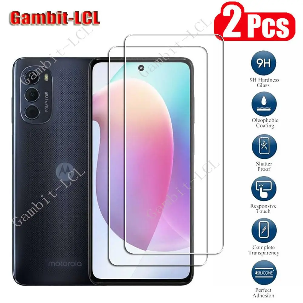 

2 шт. 9H HD защитное закаленное стекло для Motorola Moto G52 6,6 дюйма MotoG52 защита для экрана телефона защитная пленка