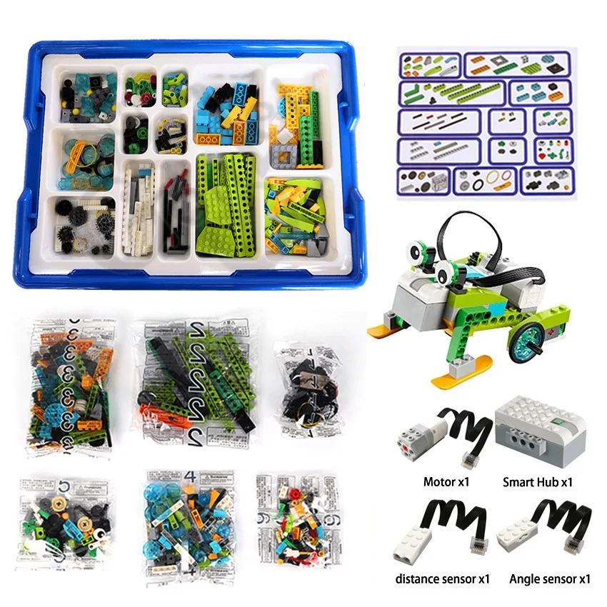 

2023 NEW Technical WeDo 2.0 Core Set Robotics Construction Set Building Blocks Compatible with 45300 STEAM Educational DIY Toys
