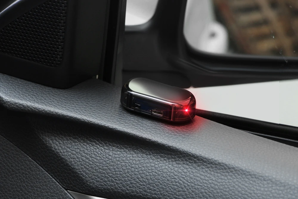 Автомобильная поддельная сигнализация на солнечной энергии для Nissan Pathfinder Sentra Versa