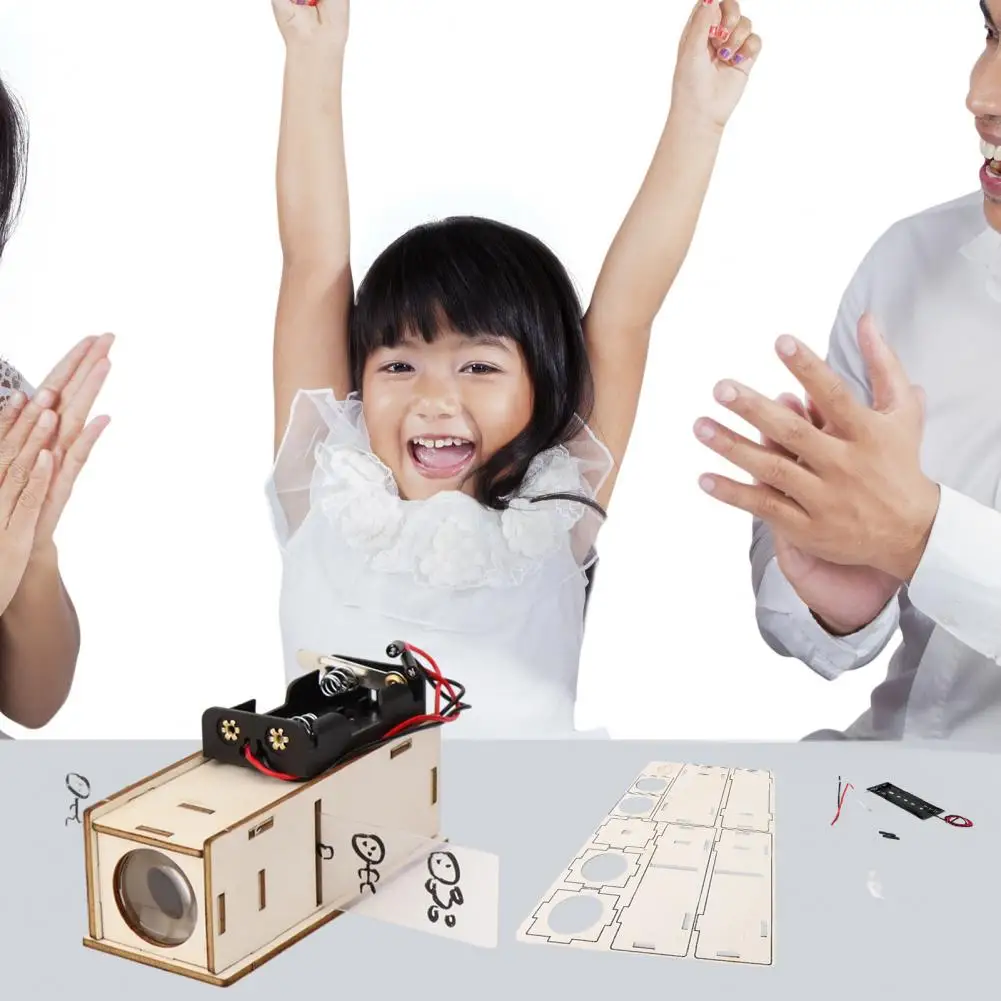 

Игрушка-проектор для детей, инструмент для экспериментального обучения, обучающая игрушка «сделай сам», Детская домашняя горка для начальной школы