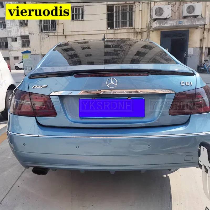 

W207 C207 углеродное волокно/АБС спойлер для багажника R стильное крыло для Mercedes E Class Coupe 2008 - 2016 E200 E250 E300 E350
