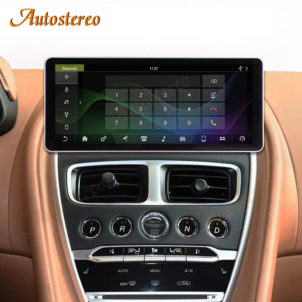 Автомобильная стереосистема 12 3 на Android 14 для Aston Martin DB11 2016-2020 в стиле Tesla