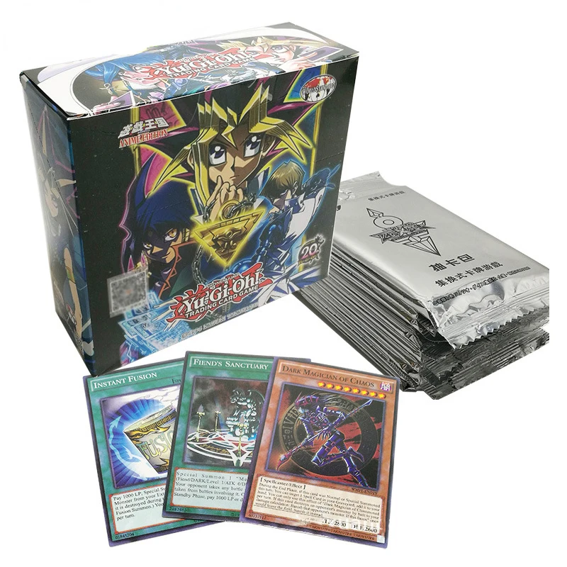 

Dark Magician Anime yugioh Collection rare Cards box Yu Gi Oh Playing Game Trading Battle collectibles Cards for Child Gift toys