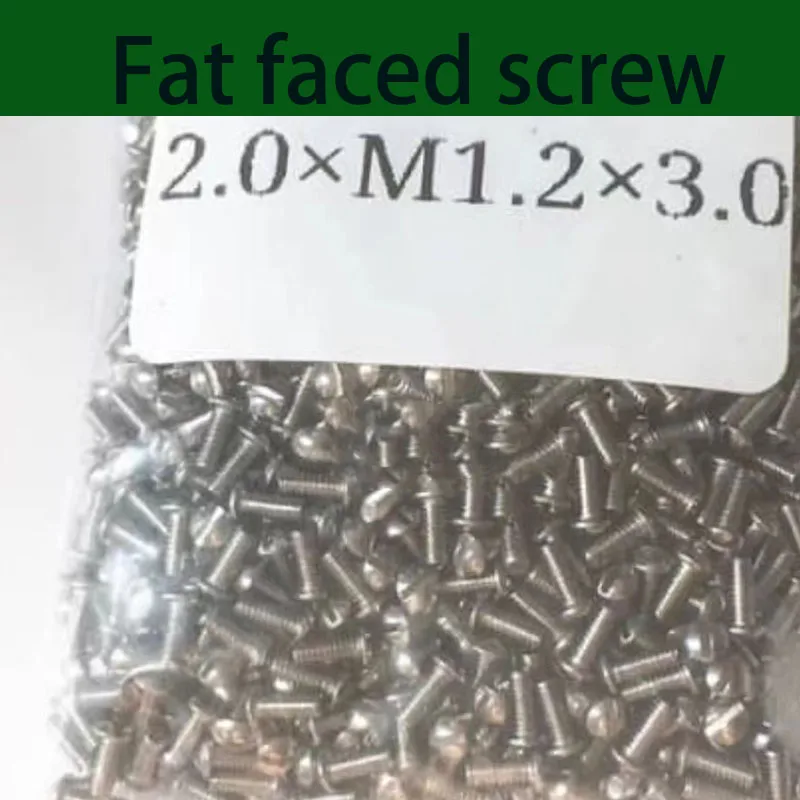 

Watch Back Cover Screw Fat Face Flat Head Mushroom Head Bottom Cover Screw