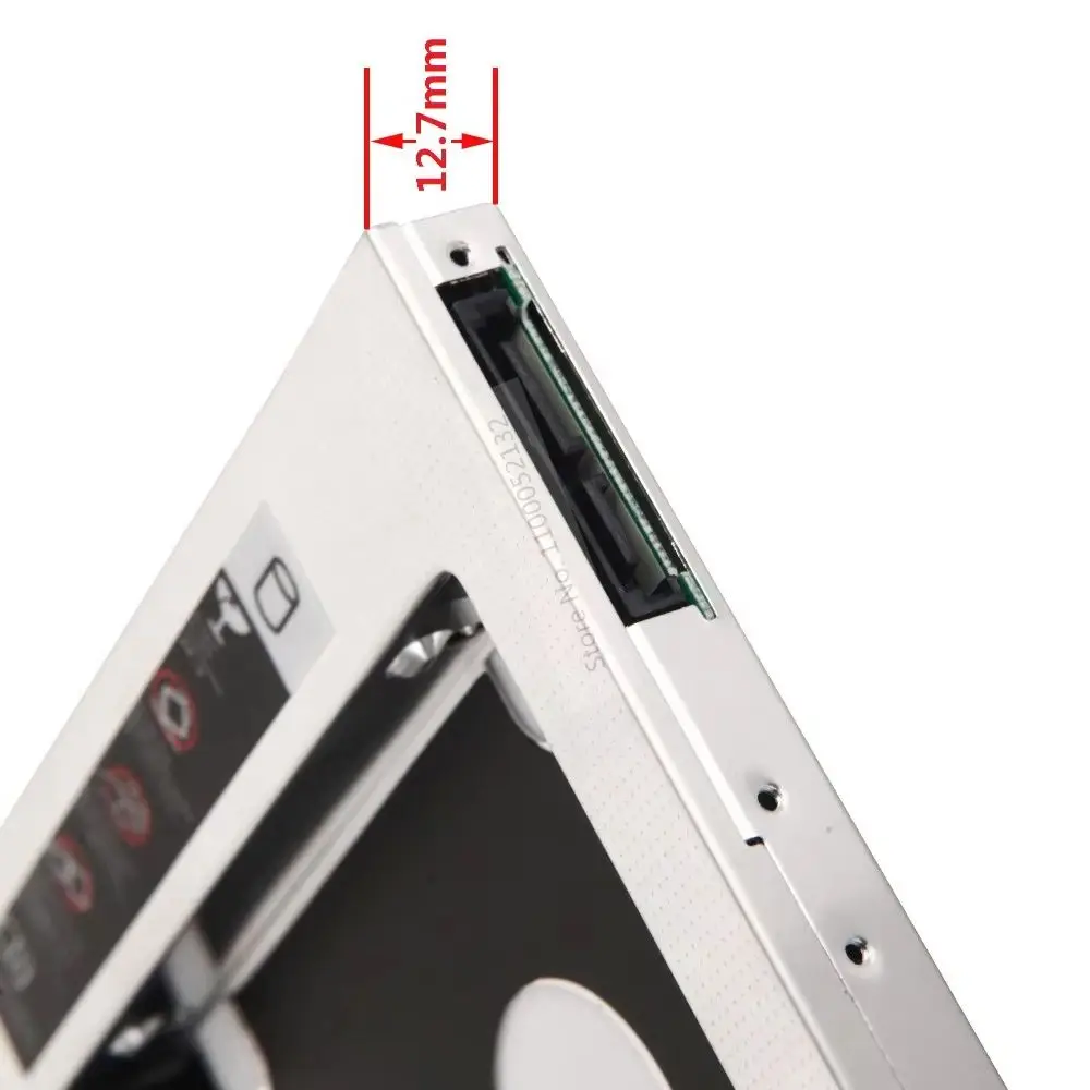 Фото Второй жесткий диск HDD SSD оптический отсек Caddy кронштейн адаптер для HP ProBook 6360b 6440b 6470b 6475b 6570b 6575b 6550b 6540b 6545b №1