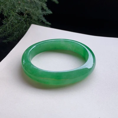 

Zheru jewelry натуральный бирманский жадеит 54 мм-64 мм зеленый браслет элегантные принцессы ювелирные изделия лучший подарок