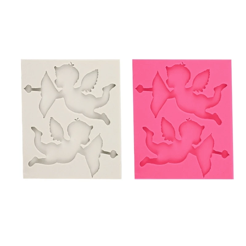 

3D Love Cupid Shape Silicone Mold Fondant Cake Border Moulds Chocolate Mould