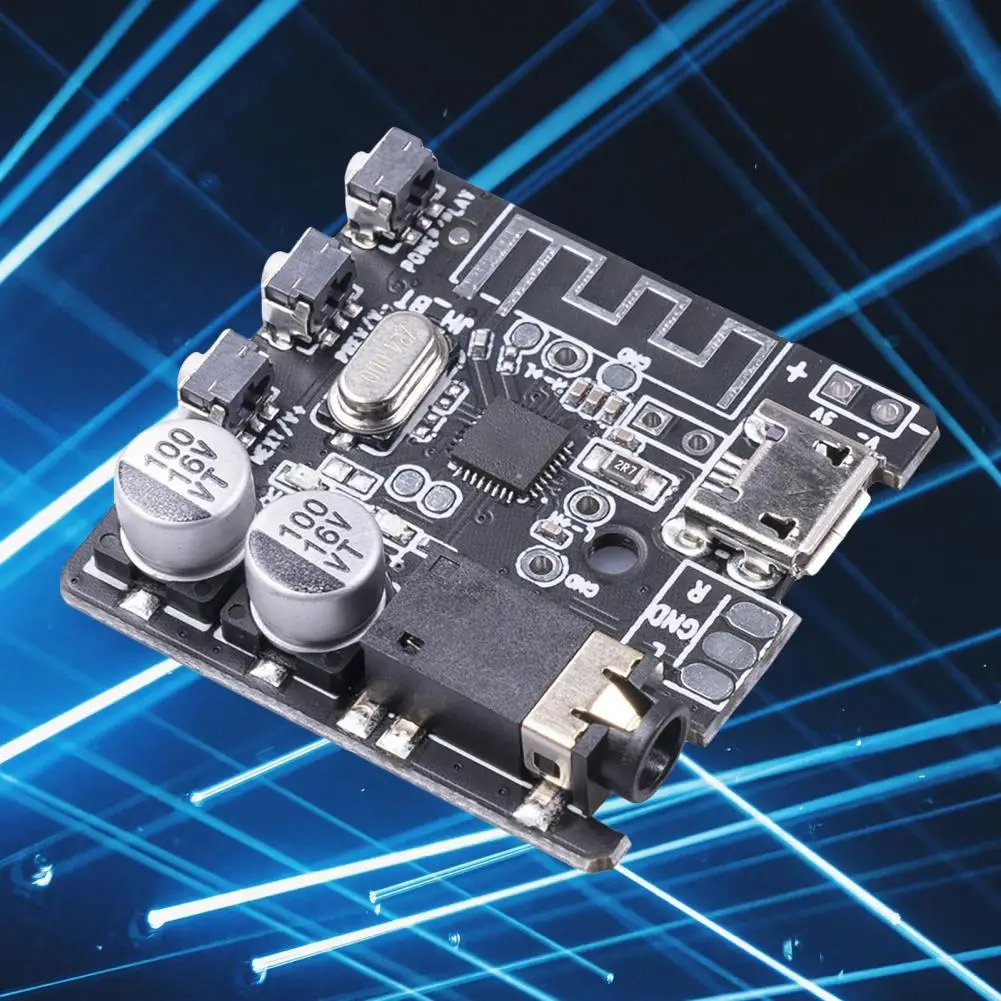 

Bluetooth Audio Receiver Board Sensitive Stable Transmission DIY Blurtooth-compatible5.0 Lossless Audio Adapter Module for Speak