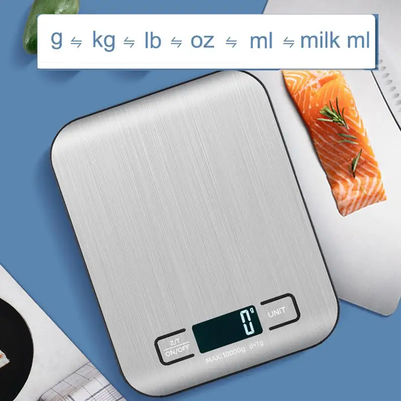 

Kitchen Scale 1g Stainless Steel Rechargeable USB Rechargeable Kitchen Scale Baking Small Scale Portable Kitchen Tool New