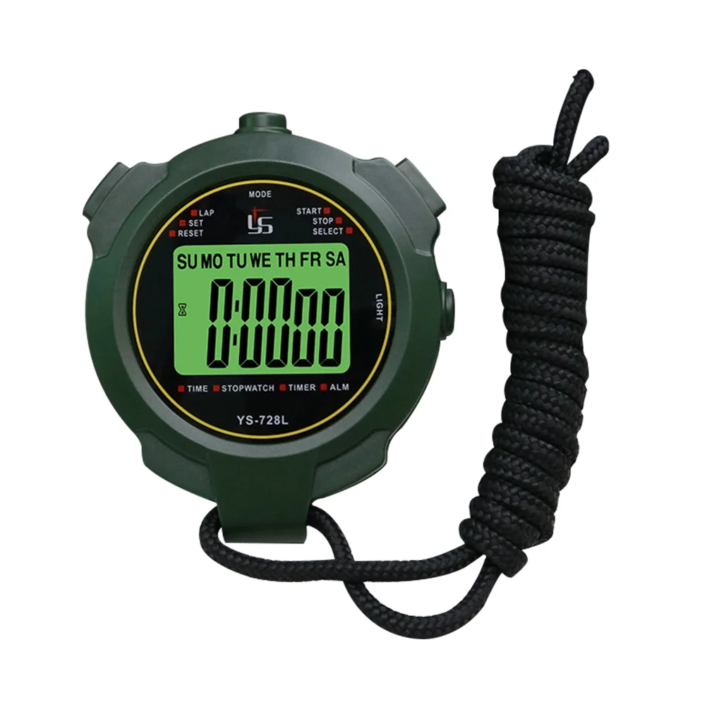 

Portable Digital Sports Stopwatch with Date Time Large Display Referee Timer