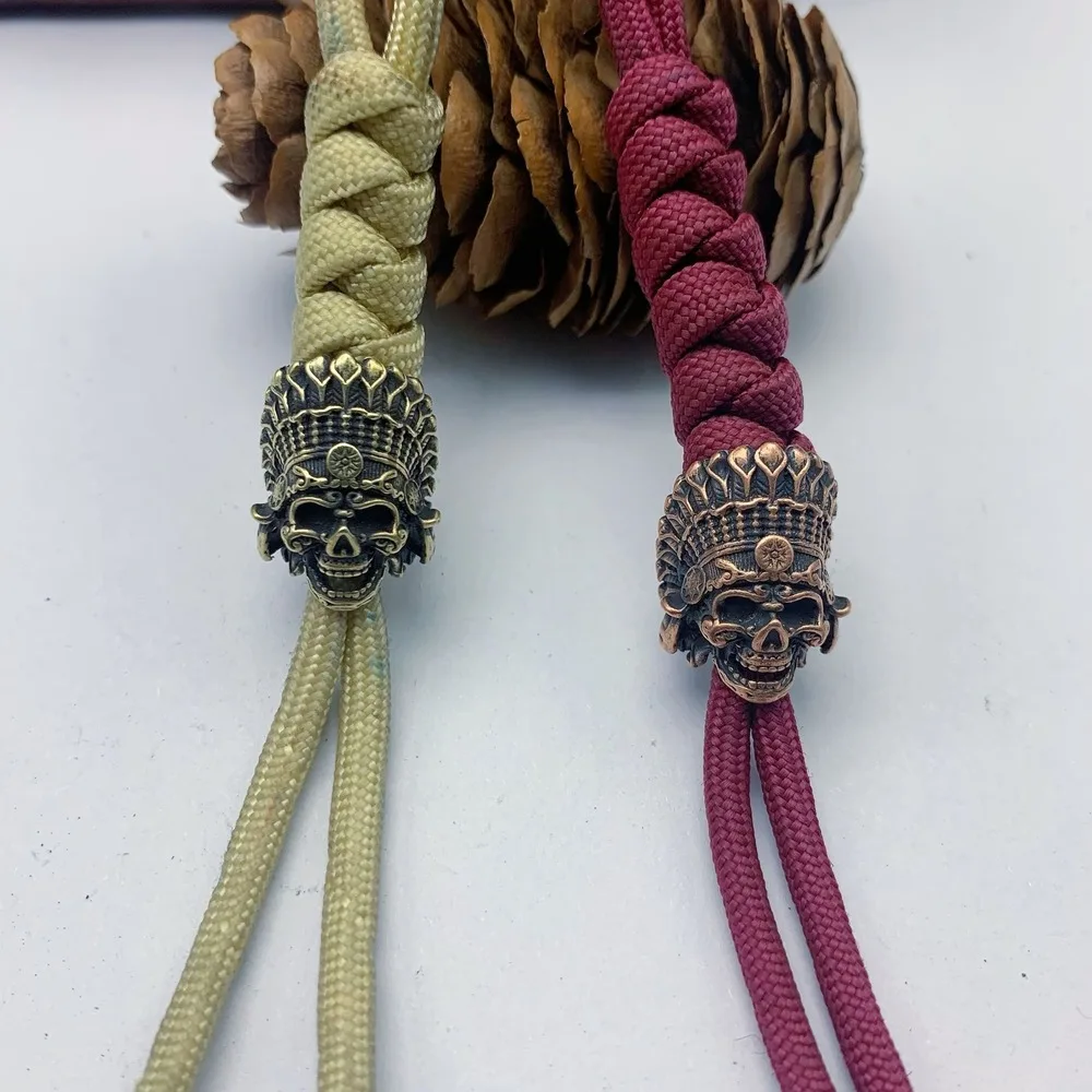 Бусы на веревочке для изготовления ювелирных изделий латунный Африканский