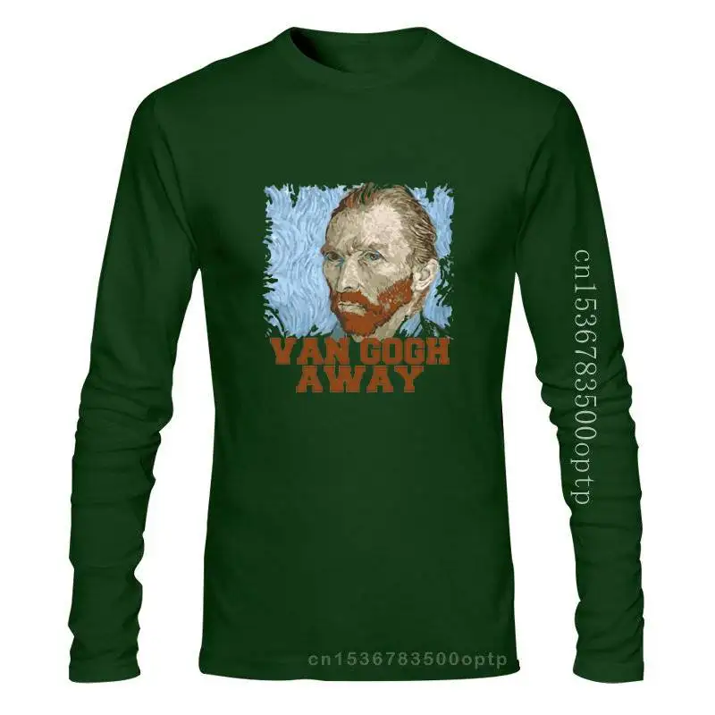 

2022 г., художественная футболка с изображением Ван Гога, популярная забавная мужская повседневная хлопковая Футболка с большими скидками, не...