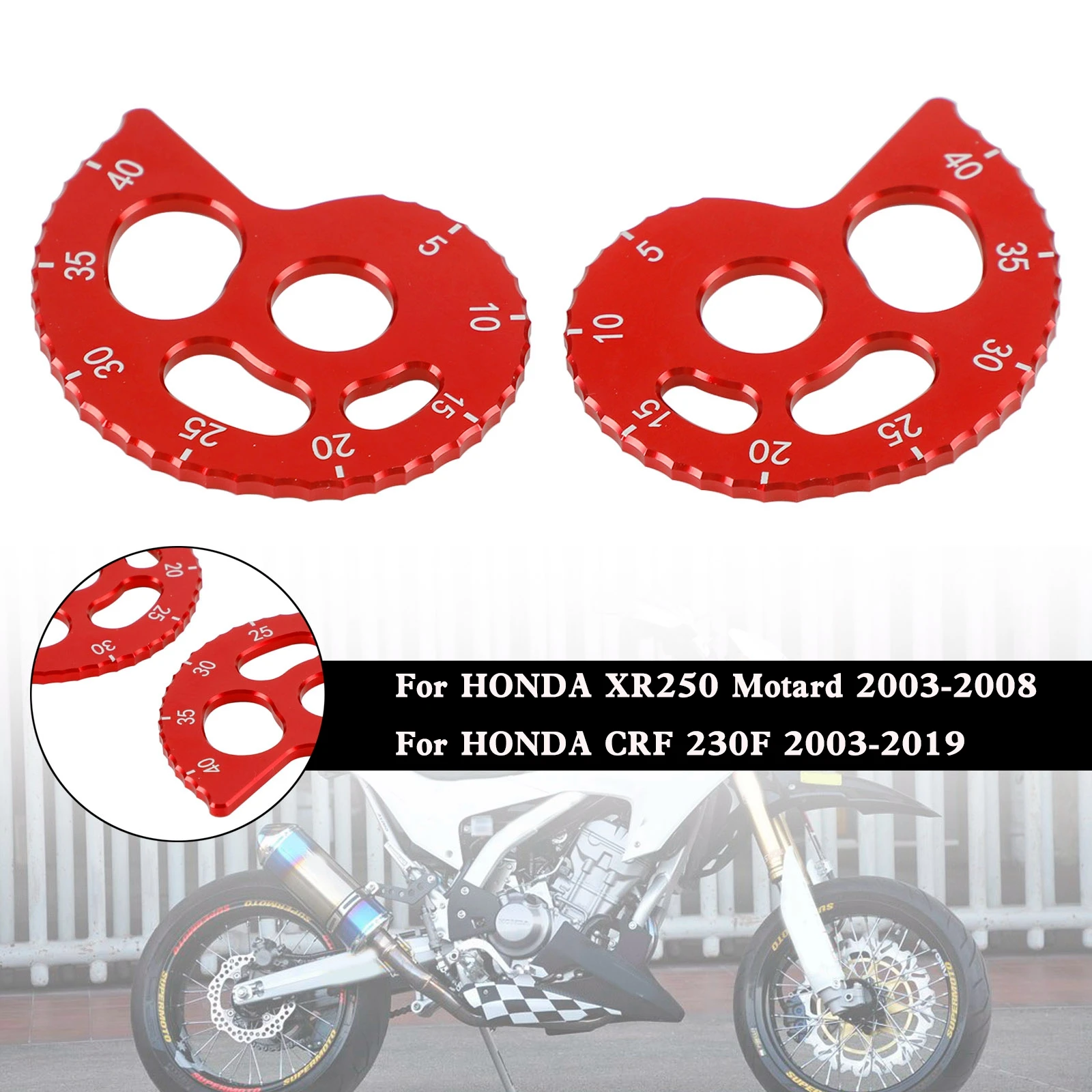 

Artudatech CNC цепной регулятор для Honda CRF150F 230L CRM250 XR250R XR250R XR400R XR600R Запчасти для двигателя