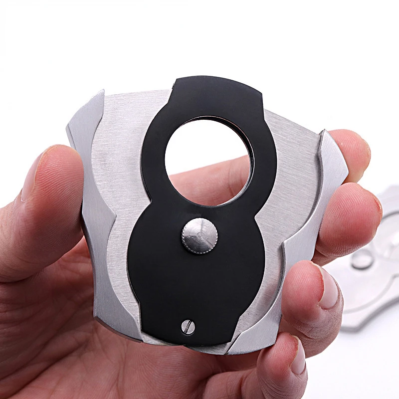 

Cigar Cutter Knife Cigar Scissors Stainless Steel Cigar Knife Double Blades Cigar Cutter Puncher Guillotine Smoking Cigar Tool