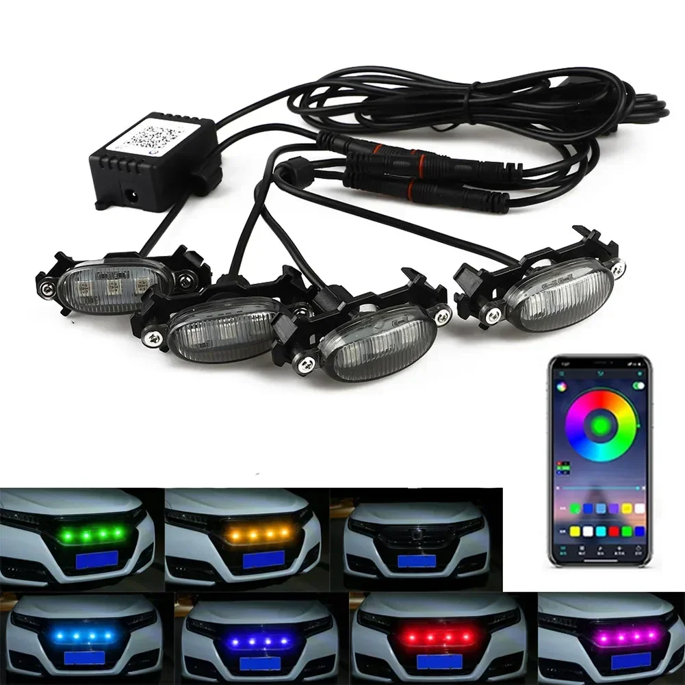 Автомобильная решетка светодиодных фонарей для Tacoma Ford F150 F250 F350 Raptor Style RGB