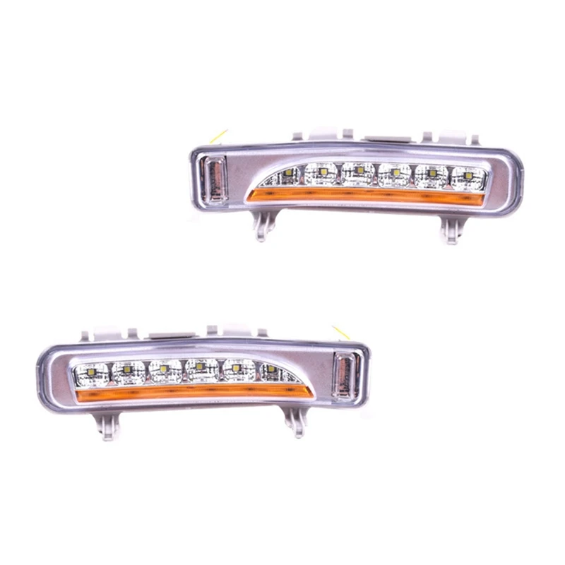 

1Pair Daylight Car LED DRL Daytime Running Lights with Turn Signal for Ford Edge 2009-2014