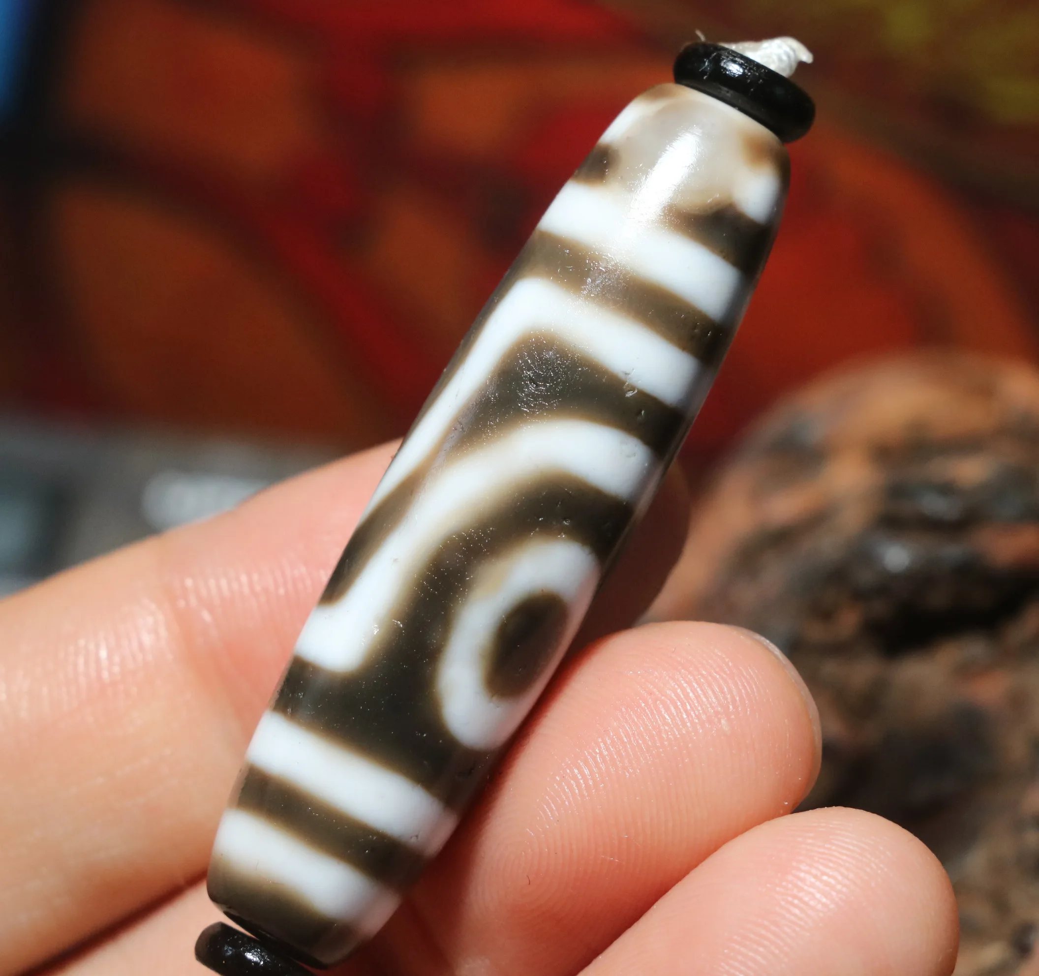 4A ультра энергия Тибетский старый жирный Агат Ruyi 2 Eyed Pure Love Symbol Totem Женская