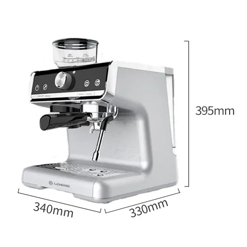 Кофемашина для эспрессо Barsetto BAE01 с кофемолкой электрическая кофеварка