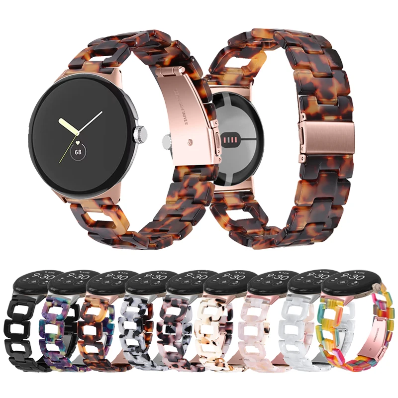 Ремешок из смолы для Google Pixel Watch Band D-образный женский и мужской ремешок часов