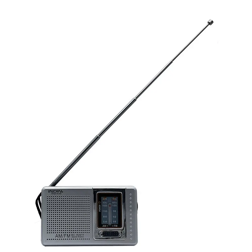 Operate Stereo Multi-function Speaker Telescopic Antenna Full Band World Pocket Radio Receiver Music Player AM/FM |