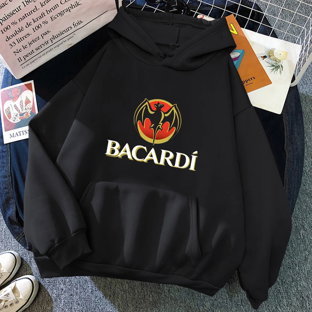 

Толстовка для мальчиков с логотипом Bacardi, толстовка с длинным рукавом, спортивная одежда для мужчин и женщин, осенняя Толстовка