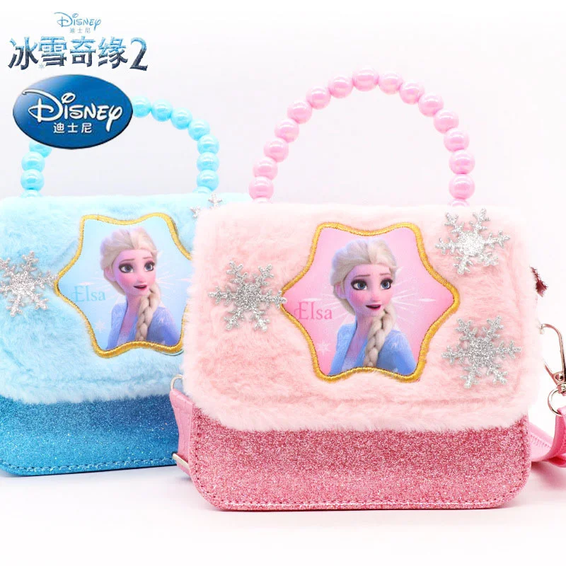 

Новинка 2022, оригинальная модная сумка Disney для девочек «Холодное сердце», принцесса Эльзы, Высококачественная вместительная Роскошная брен...