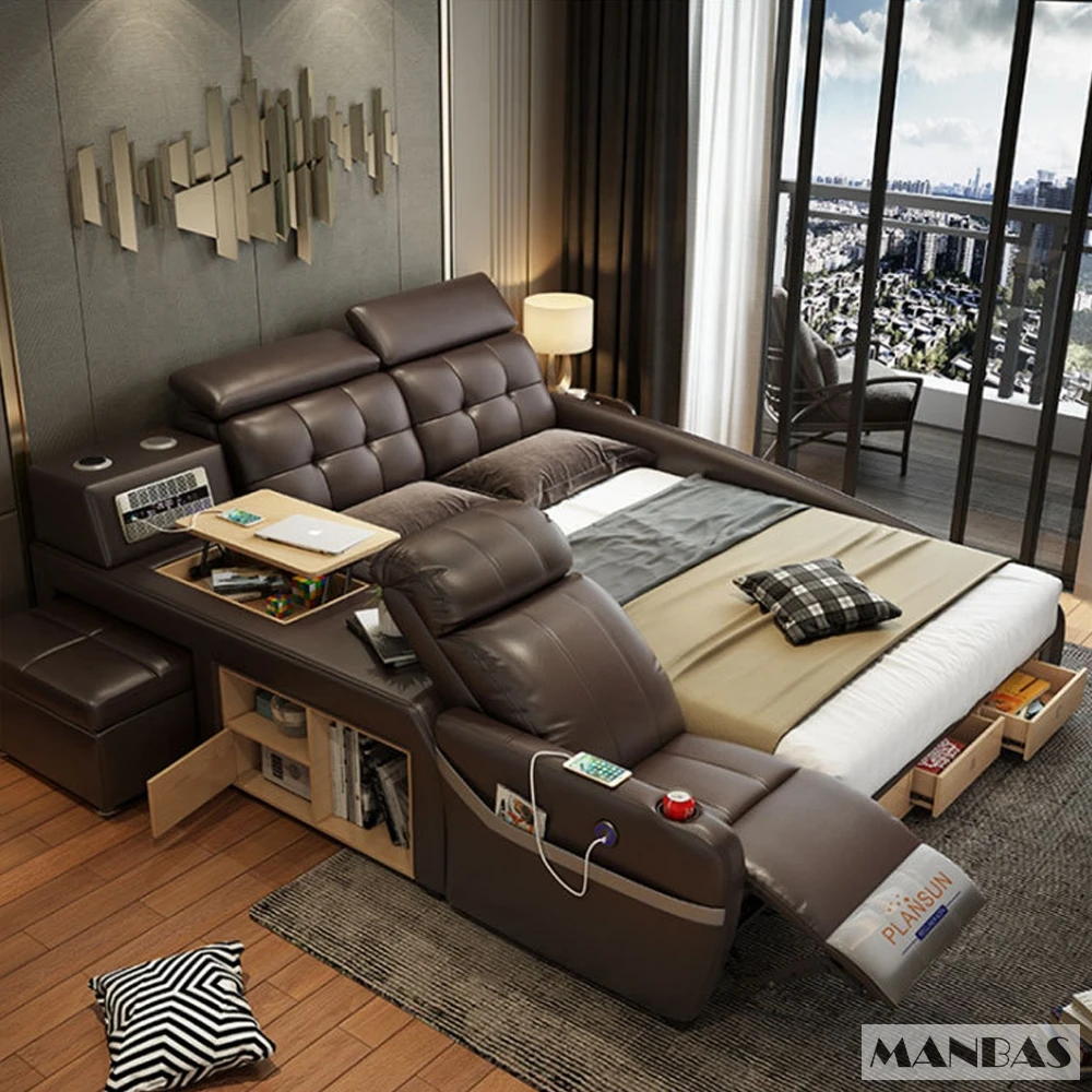 Массажная кровать MINGDIBAO из искусственной кожи