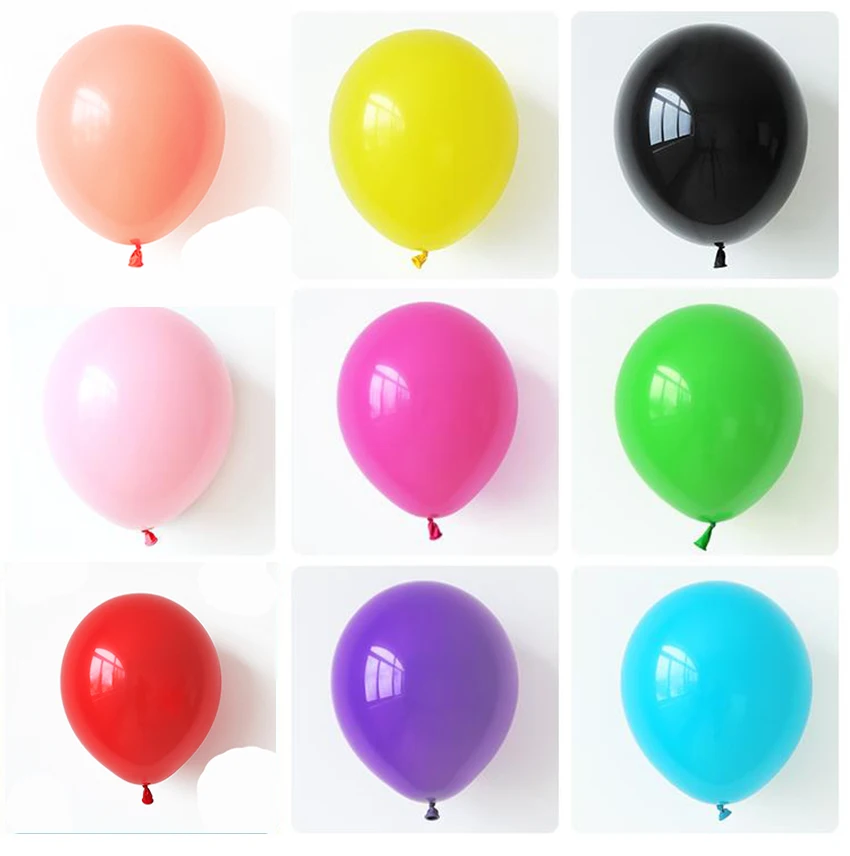 

5 "10" 12 "18" 24" 36 " Matte Pure colourful Balloons Round White Art Shape Wedding Birthday Decoration Party Helium Balloons