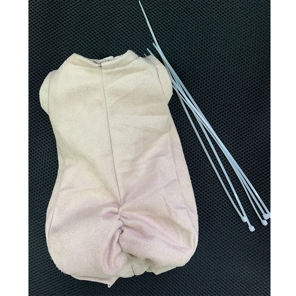 16-29inch Reborn Doll Kit Accessories Toys Cloth Body Reborn Doe Suede Supply Kit Soft Full Limbs Baby Toddler Solid DIY Gift