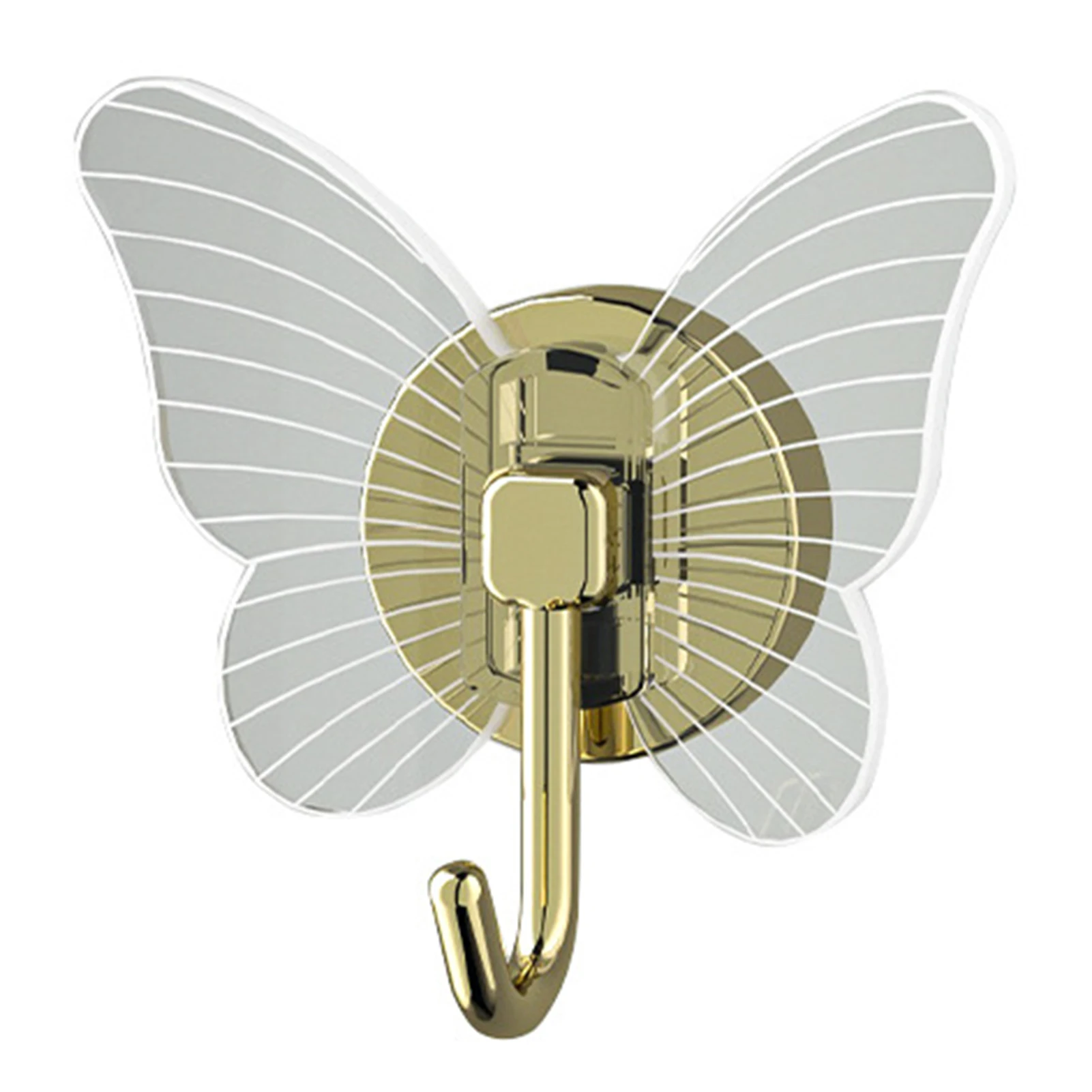 

Wall Mount Butterfly Shape Hooks Modern Wall Key Holder Hooks for Home Kitchen Bathroom Office