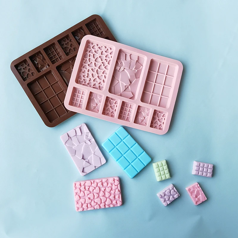 

9 Cavity Silicone Chocolate Mould DIY Fondant Cake Baking Accessories Waffle Biscuits Mold Set Cake Decorating Tools Resin Mold