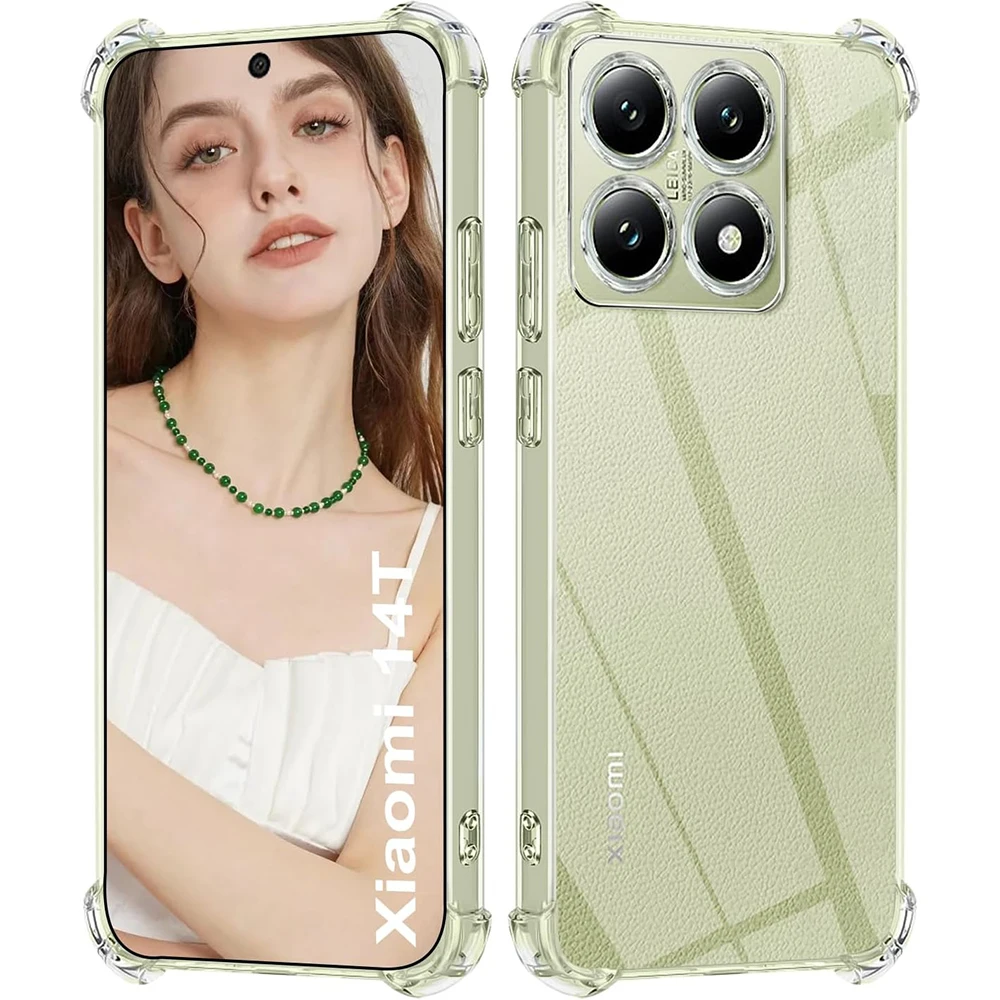 Противоударный силиконовый мягкий чехол для Xiaomi 14T 14 T 13T 13 12 12T 12X 12S Роскошный