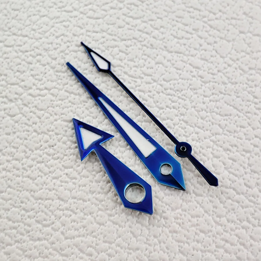 NH35 Аксессуар для часов со стрелками Зеленые светящиеся стрелки Розовое золото