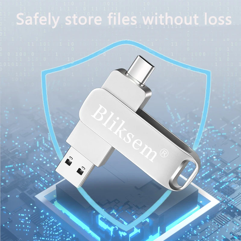 Флеш-накопитель 64 Гб OTG 128 ГБ Type C