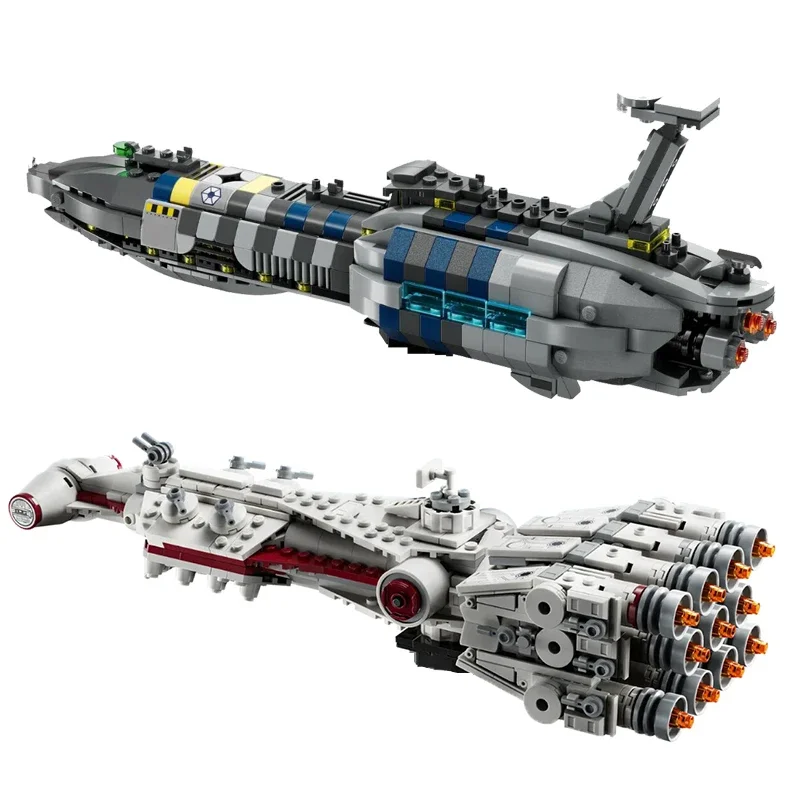 Moc Star невидимый IV космический корабль строительные блоки кирпичи модель