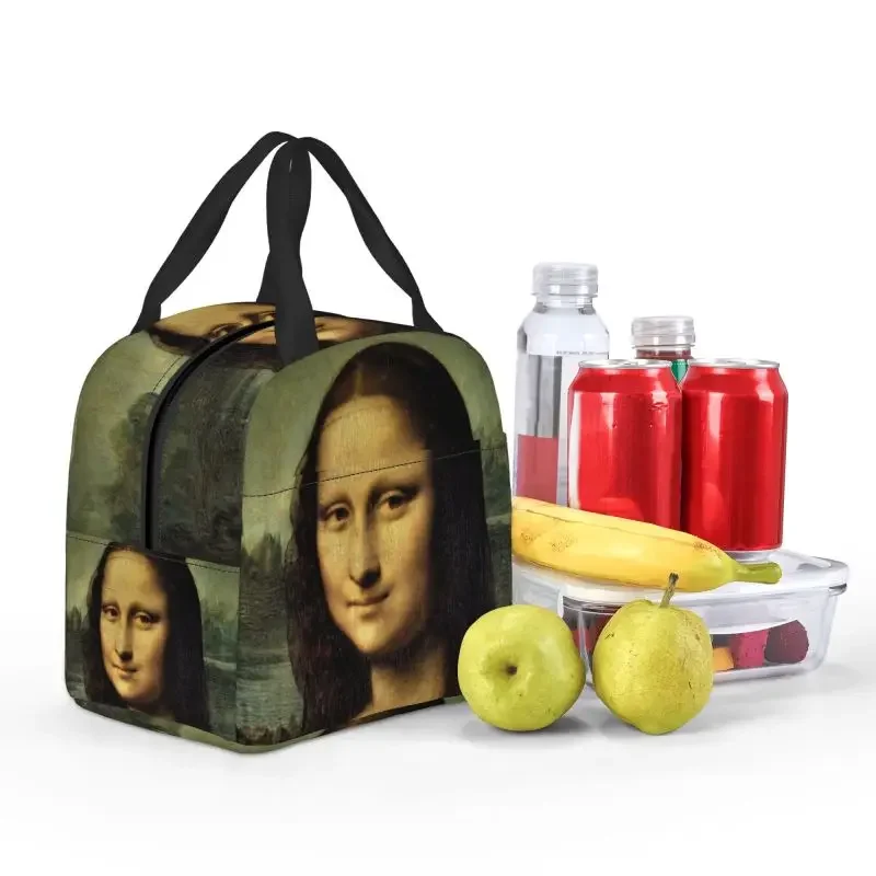 Классическая термоизолированная сумка для обеда Мона Лиза Леонардо да Винчи
