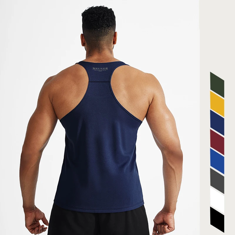 

Мужская майка для бега без рукавов Спортивные Компрессионные майки быстросохнущие топы для тренировок по весу баскетбольная майка халко