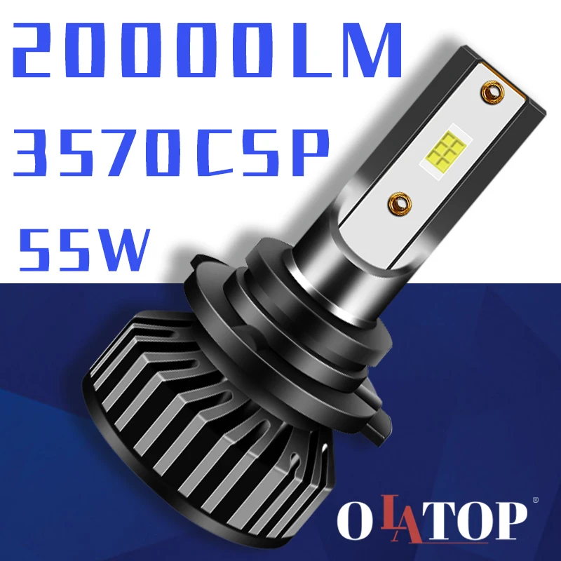 

H7 H4 H11 Led Headlight H1 H8 H9 9005 HB3 9006 HB4 Auto Fog Lights CSP 6000K 8000K 25000LM 55W 12V LED Lamps