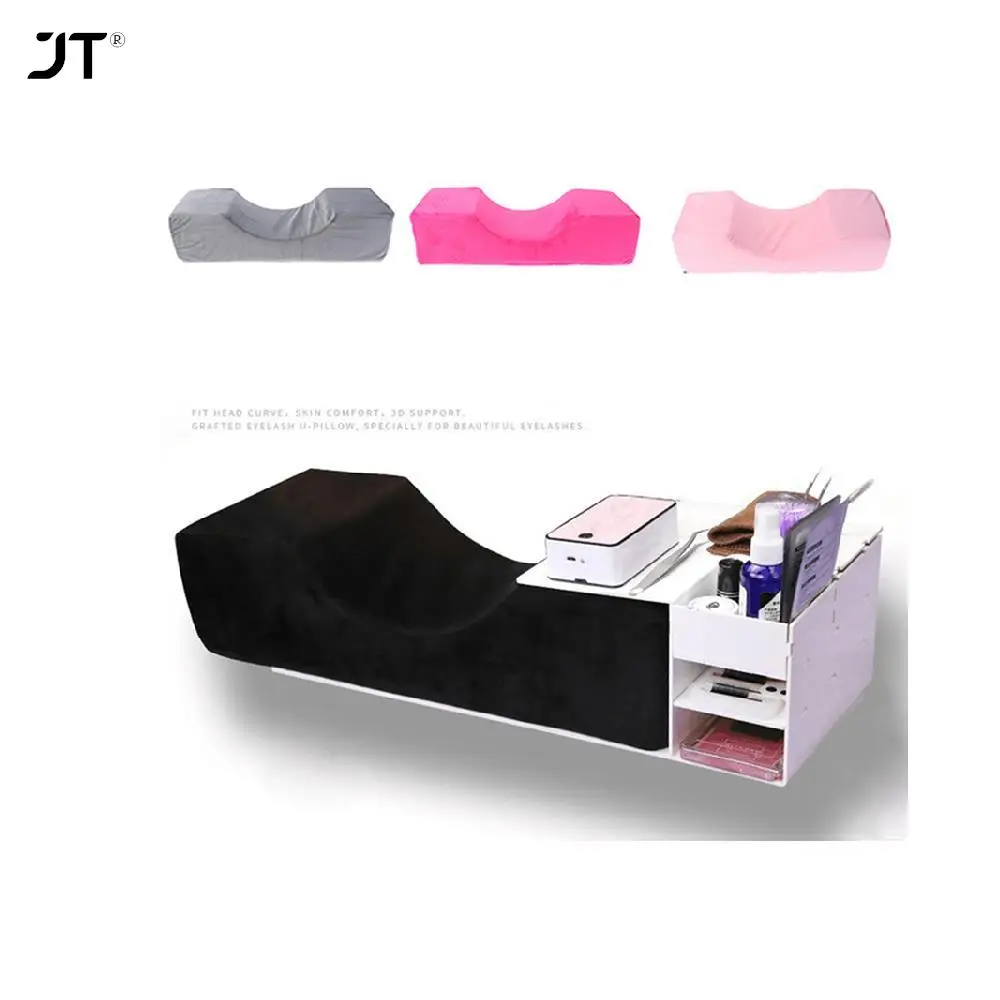 

Lash Pillow Neck Support Eyelash Pillow Soft Grafting Eyelashes Memory Foam Eyelash Extension Pillow With Pocket bedroom