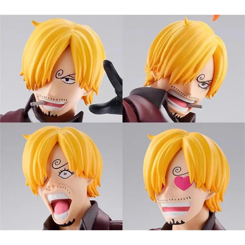 Фото Оригинальные фигурки Bandai S.H.Figuarts SHF One Piece: Санжи, «Разбой на Онигашиме», Эустас Кид. В наличии. Аниме-фигурки, модели, игрушки, подарок. №3