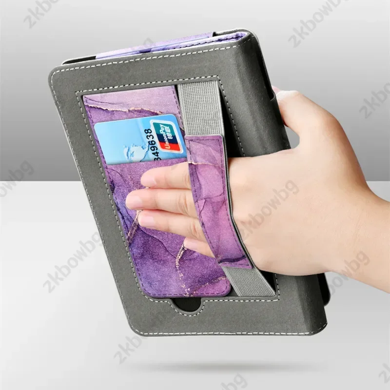 Магнитный чехол с ремешком на руку для Kindle Paperwhite 5-го 6-го 7-го поколения 2013 2015 2017