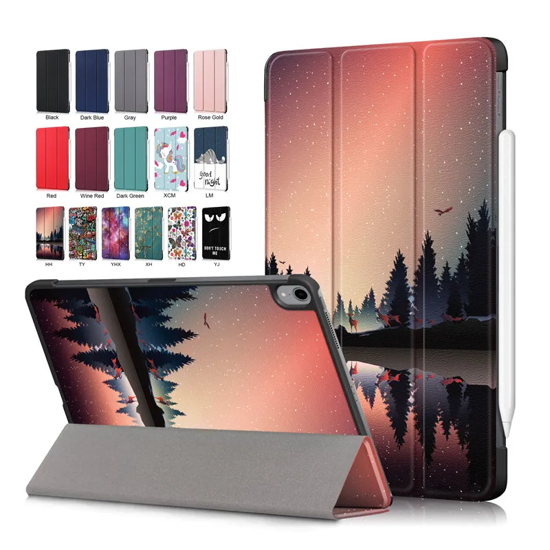 

Чехол для планшета iPad Air 2022 5 5-го поколения, 10,9 дюйма, противоударный смарт-чехол из искусственной кожи для iPad Air 5 Air 4 10 9, чехол
