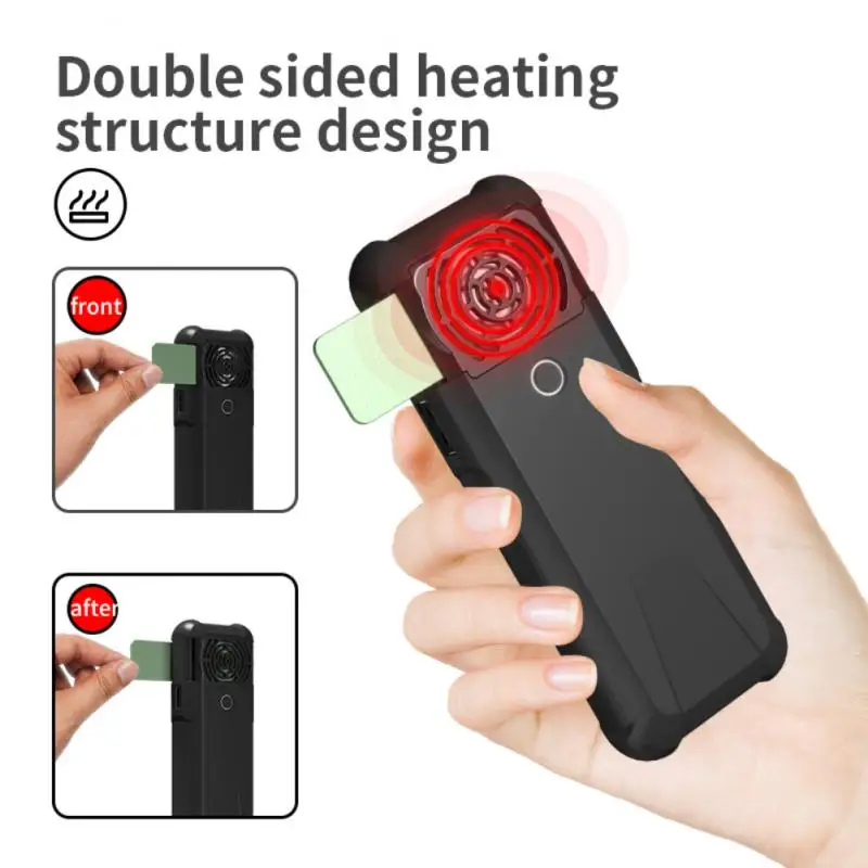 

Small Emergency Power Supply 360 Degree Protection Outdoor Camping Fishing Accessories Type-c Fast Charging Double-sided Heating