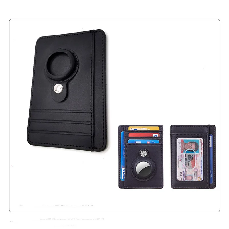 Незаменимый бумажник Airtag из искусственной кожи оригинальный держатель для