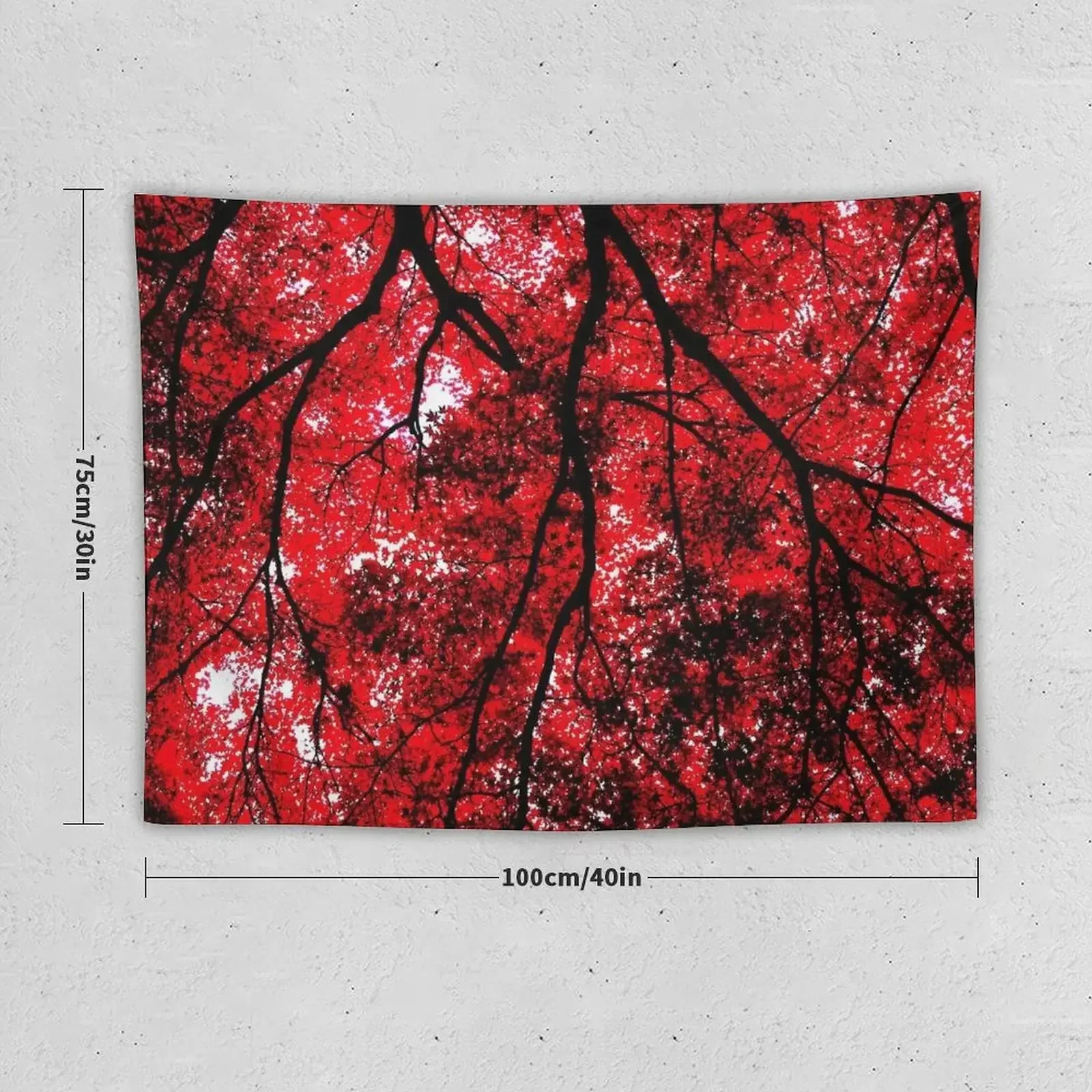 Листья падение как капли крови гобелен эстетический домашний декор украшения